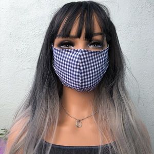 Beautiful Unique Handmade Masks ✨ Plaid drop 💙🤍